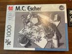Te koop mooie puzzle van M.C. Escher, Reptielen,1000 stukjes, Ophalen of Verzenden, 500 t/m 1500 stukjes, Gebruikt, Legpuzzel