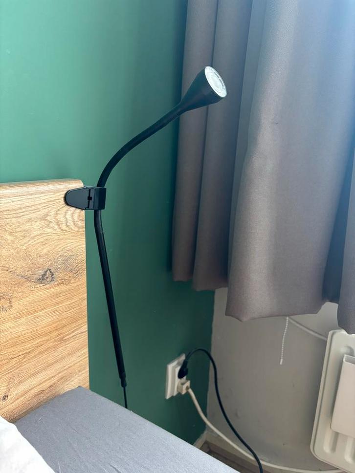 Nachtlampje met klem, Huis en Inrichting, Lampen | Losse lampen, Zo goed als nieuw, Led-lamp, Ophalen of Verzenden