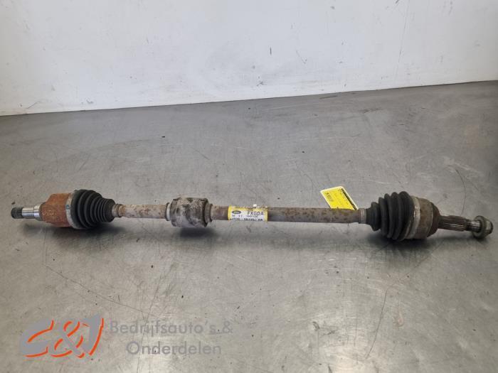 Aandrijfas rechts-voor van een Ford Transit Courier, Auto-onderdelen, Remmen en Aandrijving, Ford, Gebruikt, 3 maanden garantie