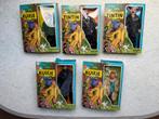 Set van 5 kuifje figuren uit 1985 uitgegeven door Seri, Beeldje of Figuurtje, Niet meer bekend, Seri, Ophalen of Verzenden