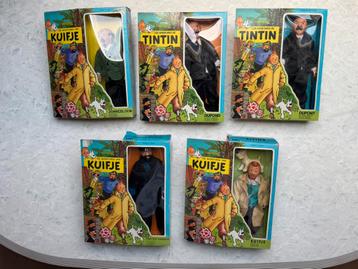 Set van 5 kuifje figuren uit 1985 uitgegeven door Seri beschikbaar voor biedingen