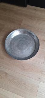 Metalen Schaal - Decoratief, Ophalen, Gebruikt, Rond, Metaal