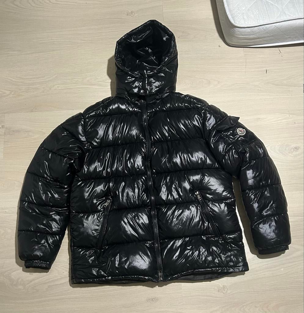 Moncler Maya Jas - Maat XL, Ophalen of Verzenden, Zo goed als nieuw, Maat 56/58 (XL), Zwart