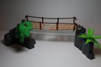 playmobil, touwbrug met rotsen, Ophalen of Verzenden, Zo goed als nieuw, Los playmobil