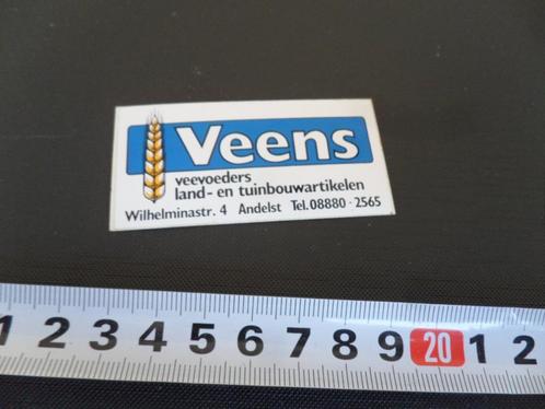 sticker andelst veens veevoeders land- en tuinbouwartikelen*, Verzamelen, Stickers, Zo goed als nieuw, Bedrijf of Vereniging, Ophalen