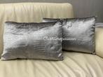CROCO KUSSENS MEGA UITVKOOP BRONS BEIGE BROWN CHAMP ZILVER, Huis en Inrichting, Woonaccessoires | Kussens, Ophalen, Zo goed als nieuw