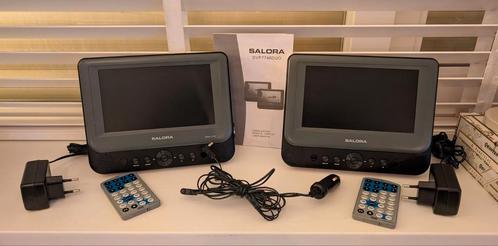 Salora DVP7748DUO portable DVD player (usb/sd/mmc), Audio, Tv en Foto, Dvd-spelers, Zo goed als nieuw, Overige merken, Ophalen