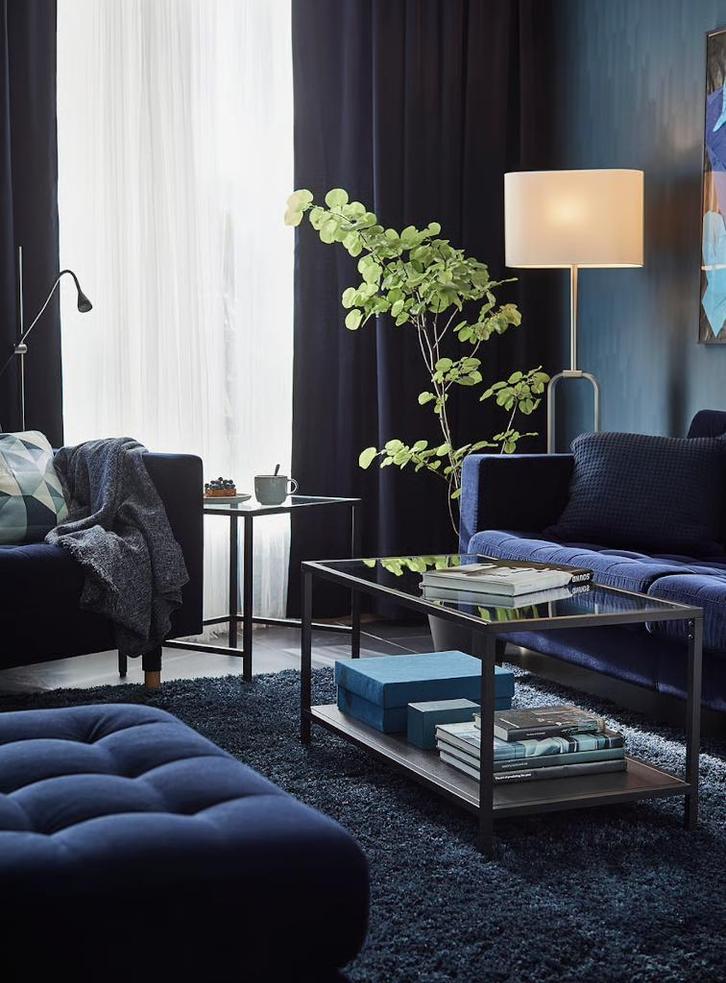 IKEA UPPVIND Floor Lamp – Nickel Plated & White Shade, Huis en Inrichting, Lampen | Vloerlampen, Zo goed als nieuw, 100 tot 150 cm