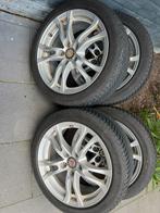Te koop 17inch vw Caddy velgen met winterbanden(steek 5x112, Auto-onderdelen, Bestelwagen, Velg(en), 17 inch, Winterbanden