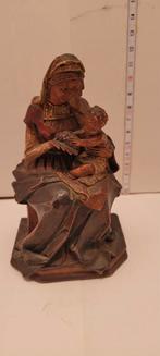 Antiek Houtsnijwerk: Maria met Kind, Antiek en Kunst, Kunst | Beelden en Houtsnijwerken, Ophalen of Verzenden