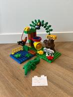 Heel goed: Lego Duplo Fun zoo dierentuin 4961 krokodil aap, Complete set, Duplo, Ophalen of Verzenden, Zo goed als nieuw