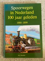 Spoorwegen in Nederland 100 jaar geleden 1880 - 1899, Verzamelen, Verzenden, Zo goed als nieuw, Trein, Boek of Tijdschrift