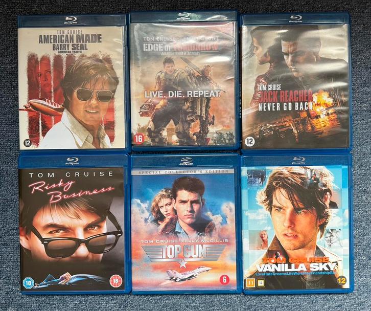 Tom Cruise collectie Blu Ray - lees omschrijving, Cd's en Dvd's, Blu-ray, Zo goed als nieuw, Actie, Ophalen of Verzenden