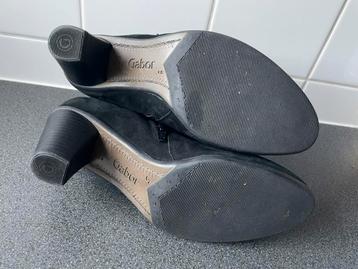 Zwarte enkellaarsjes, mt 5 ; bijna gratis! beschikbaar voor biedingen