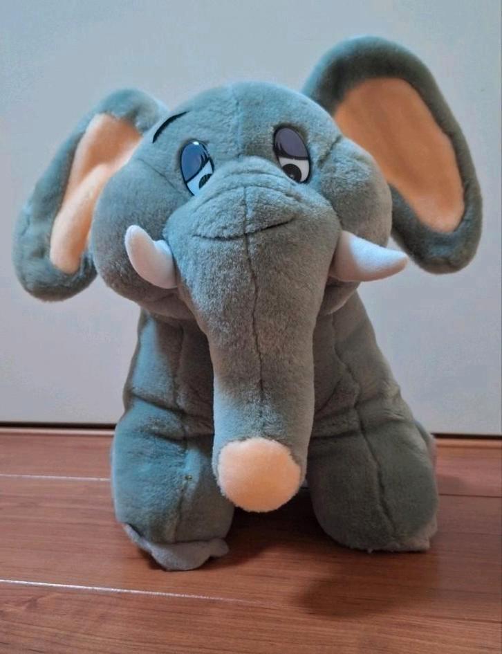 Disney's Dombo olifant Pluche / Knuffel van Nickytoy Holland, Verzamelen, Disney, Zo goed als nieuw, Knuffel, Winnie de Poeh of vrienden