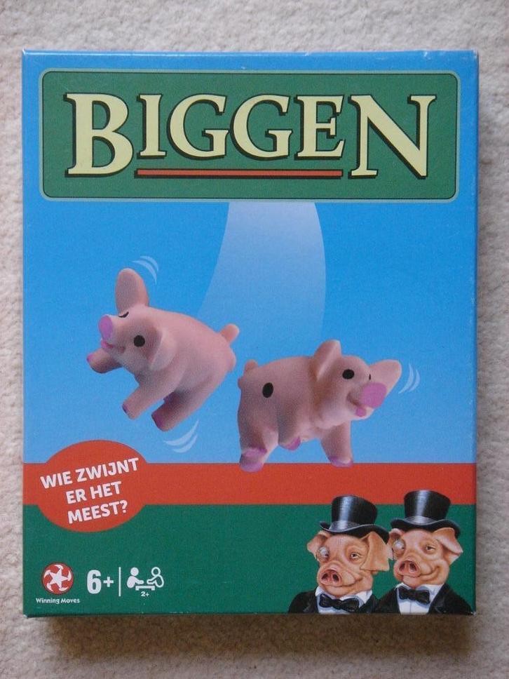LEUK: Biggen, Hobby en Vrije tijd, Gezelschapsspellen | Bordspellen, Gebruikt, Een of twee spelers, Drie of vier spelers, Reisspel