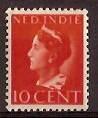 Ned-Indie NVPH nr 274 ongebruikt Koningin Wilhelmina 1941, Postzegels en Munten, Postzegels | Nederlands-Indië en Nieuw-Guinea