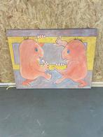 Schilderijen van Hannis te koop, Antiek en Kunst, Kunst | Schilderijen | Modern, Ophalen of Verzenden