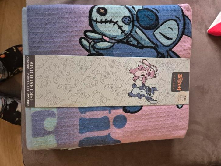 Nieuw Stitch Dekbedovertrek - King Size, Telecommunicatie, Mobiele telefoons | Hoesjes en Frontjes | Samsung, Nieuw, Ophalen of Verzenden
