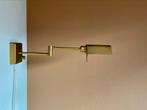 Wandlamp Holtkötter messing met E14 fitting + dim-schakelaar, Huis en Inrichting, Ophalen of Verzenden