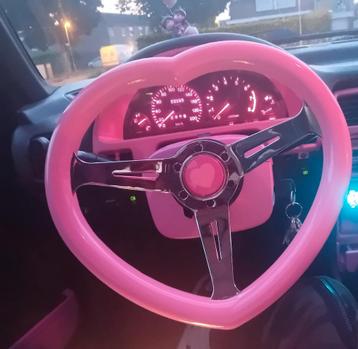 Roze sport stuur  beschikbaar voor biedingen
