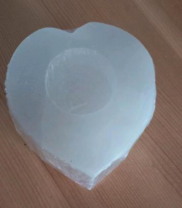 Seleniet hart waxinelichtje  beschikbaar voor biedingen