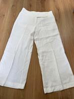 Nick witte linnen broek 42 wijde pijpen, Kleding | Dames, Wit, Maat 42/44 (L), Nick, Ophalen of Verzenden