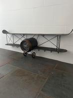 Vliegtuig klok, Huis en Inrichting, Woonaccessoires | Klokken, Ophalen of Verzenden, Zo goed als nieuw, Wandklok