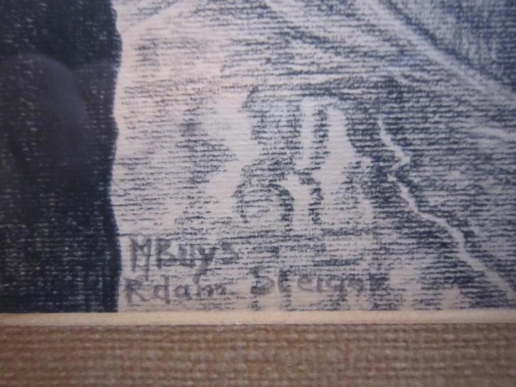 Goede tekening van het Vooroorlogse Steiger R.dam, Antiek en Kunst, Kunst | Tekeningen en Foto's, Ophalen