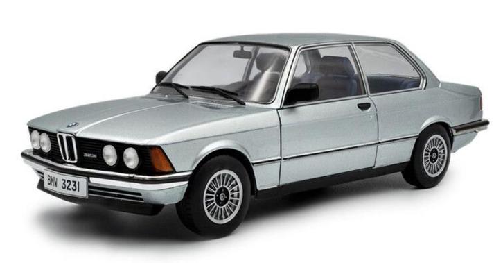 BMW 323I (E21) '80, blauw metallic (saphirblue), Hobby en Vrije tijd, Modelauto's | 1:18, Nieuw, Auto, Solido, Ophalen of Verzenden