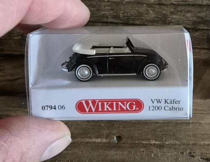 wiking vw volkswagen kever cabrio 1200 0794 06, Hobby en Vrije tijd, Modelauto's | 1:87, Nieuw, Auto, Wiking, Ophalen of Verzenden