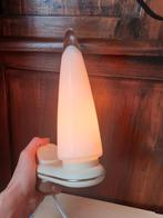 Steinhouer space age wandlamp wit glas punt, Huis en Inrichting, Lampen | Wandlampen, Ophalen of Verzenden, Gebruikt, Glas