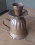 rood koperen kandelaar, Ophalen of Verzenden, Koper of Brons