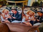 Kussenhoezen  met Elvis en Marilyn, Ophalen of Verzenden, Zo goed als nieuw, Overige kleuren, Vierkant
