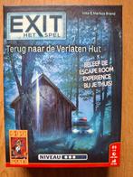 Terug naar de Verlaten Hut. Exit, het spel. 999 games., Hobby en Vrije tijd, Gezelschapsspellen | Kaartspellen, Ophalen of Verzenden