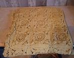 Gehaakte deken in creme/ cognac, Canadezenlaan 4 Dokkum, 100 tot 125 cm, La Rentree, Ophalen of Verzenden