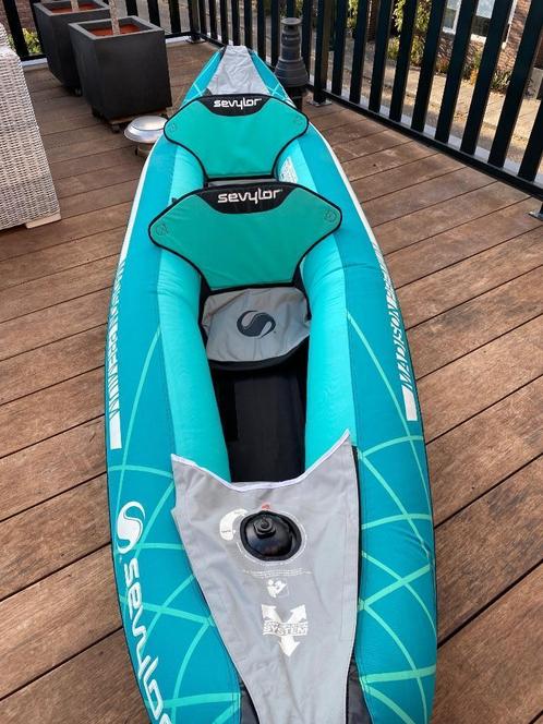 Opblaasbare kano Sevylor, Watersport en Boten, Kano's, Zo goed als nieuw, Overige typen, Twee personen, Opblaasbaar, Met peddels