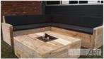 Vuurtafel / salontafel met inbouwbrander vierkant!, Info@hout-art.nl, Nieuw, Ophalen of Verzenden, Hoeves 3 in Schijndel