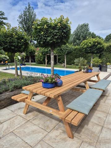 3 m lang 12 pers ZWARE KWALITEIT picknicktafel douglas hout beschikbaar voor biedingen
