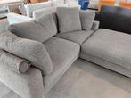 Hoekbank 330 x 210cm, keurig! Stof. Voor 245=, Ophalen, 250 tot 300 cm, Gebruikt, Hoekbank