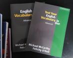 English Vocabulary in Use Advanced met extra testboek, Boeken, Ophalen of Verzenden, Cambridge University, Zo goed als nieuw, HBO