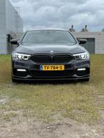 BMW 5-Serie (g30) 520i 184pk Aut. 2018 Zwart, Auto's, Te koop, Geïmporteerd, 5 stoelen, Benzine