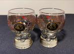 2 Licor 43 shotglaasjes op voet. Hoogte 6,5 cm., Verzamelen, Glas en Borrelglaasjes, Ophalen of Verzenden, Zo goed als nieuw