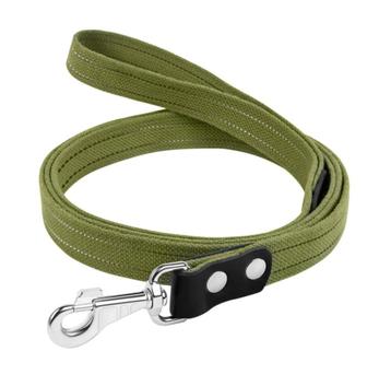 WAUDOG Canvas Hondenlijn 20 mm x 200 cm Legergroen -35%!!! beschikbaar voor biedingen