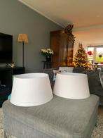 Stoffen lampenkappen 50cm doorsnee, Ophalen, Gebruikt, 25 tot 50 cm, Wit