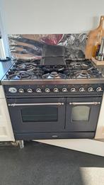 Boretti Gasfornuis 90cm - 6 Pits, 2 Ovens, Ophalen, Gebruikt, 60 cm of meer, Gas
