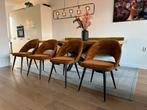 4 Novi Velvet eetkamerstoelen, Huis en Inrichting, Stoelen, Velvet goud, Overige kleuren, Ophalen of Verzenden, Zo goed als nieuw