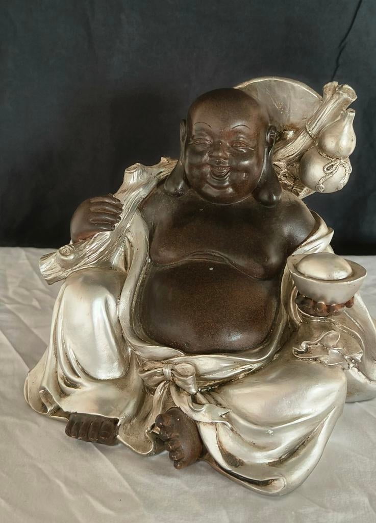 Prachtig Boeddha beeld, Tuin en Terras, Ophalen of Verzenden, Zo goed als nieuw, Overige materialen, Boeddhabeeld