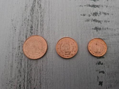 San Marino 1,2 en 5 eurocent 2004 UNC, Postzegels en Munten, Munten | Europa | Euromunten, San Marino, Ophalen of Verzenden