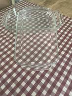 2 glazen ovenschalen, Huis en Inrichting, Ophalen, Glas, Overige typen